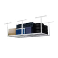 Shuntong 4'x8' The Atlas Pro Overhead Garage Storage Rack 1100 lbs Weight Capacity White