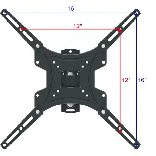 Support mural TV réglable de 66 cm à 139,7 cm pour téléviseurs