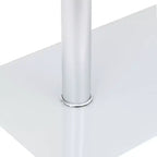Table d'appoint en U transparente 45x30x58 cm Verre trempé