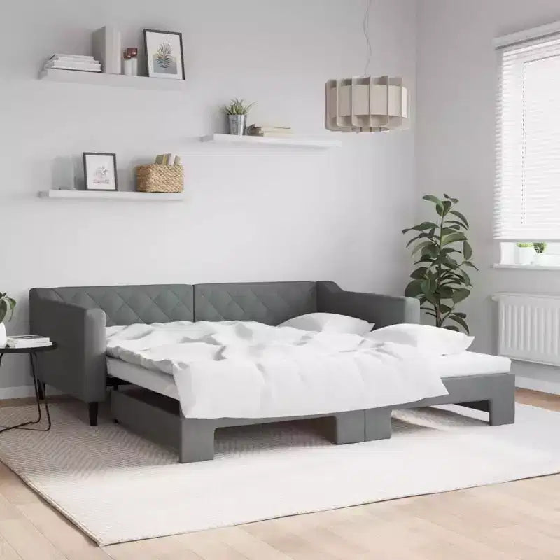 Lit de repos gigogne - Gris foncé