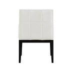 Fauteuil de salle à manger en cuir végétalien Adrian (lot de 2)
