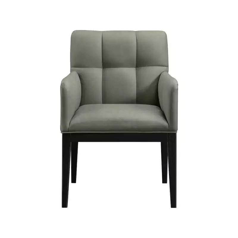 Fauteuil de salle à manger en cuir végétalien Adrian (lot de 2)