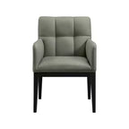 Fauteuil de salle à manger en cuir végétalien Adrian (lot de 2)