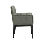 Fauteuil de salle à manger en cuir végétalien Adrian (lot de 2)