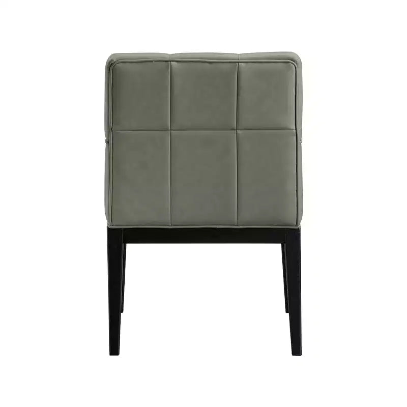 Fauteuil de salle à manger en cuir végétalien Adrian (lot de 2)