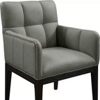 Fauteuil de salle à manger en cuir végétalien Adrian (lot de 2)