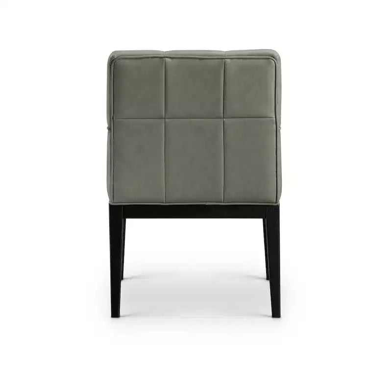 Fauteuil de salle à manger en cuir végétalien Adrian (lot de 2)