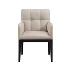 Fauteuil de salle à manger en cuir végétalien Adrian (lot de 2)