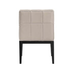 Fauteuil de salle à manger en cuir végétalien Adrian (lot de 2)
