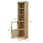 Meuble de rangement pour garde-manger, Armoire de rangement haute pour garde-manger, Meuble de cuisine de style ferme avec tiroirs de rangement pour salon, salle à manger