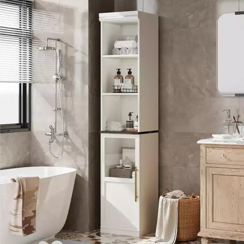 Meuble de rangement pour garde-manger, Armoire de rangement haute pour garde-manger, Meuble de cuisine de style ferme avec tiroirs de rangement pour salon, salle à manger