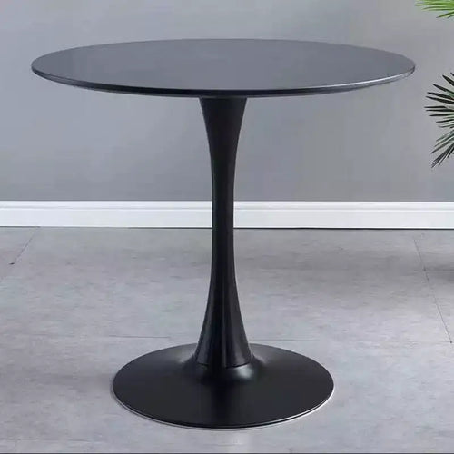 Table à manger ronde de 60/80cm Table de cuisine avec base tulipe en acier Table de cuisine ronde pour salle à manger