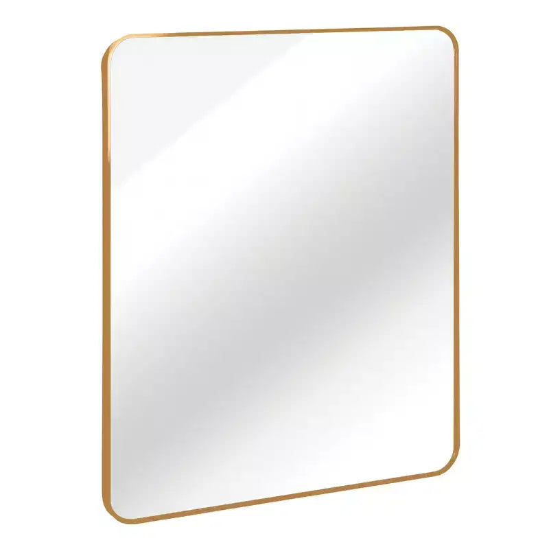 Miroir Mural Rectangulaire de Salle de Bain 30x36 Pouces, Verre HD avec Cadre en Aluminium Antirouille