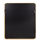 Miroir Mural Rectangulaire de Salle de Bain 30x36 Pouces, Verre HD avec Cadre en Aluminium Antirouille