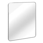 Miroir Mural Rectangulaire de Salle de Bain 30x36 Pouces, Verre HD avec Cadre en Aluminium Antirouille