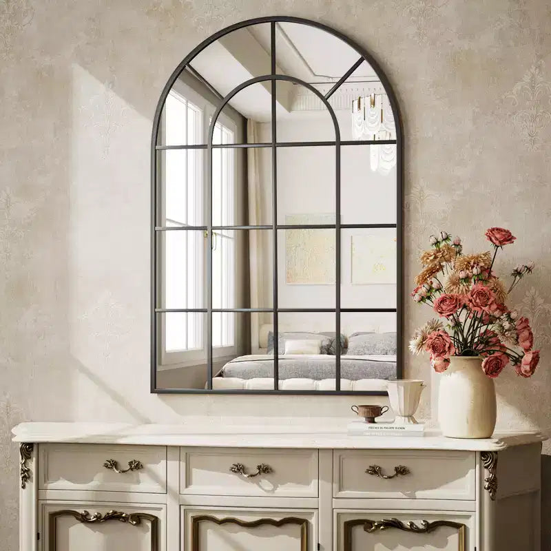 Miroir mural en arc pour salle de bain, miroir moderne pour chambre, salon