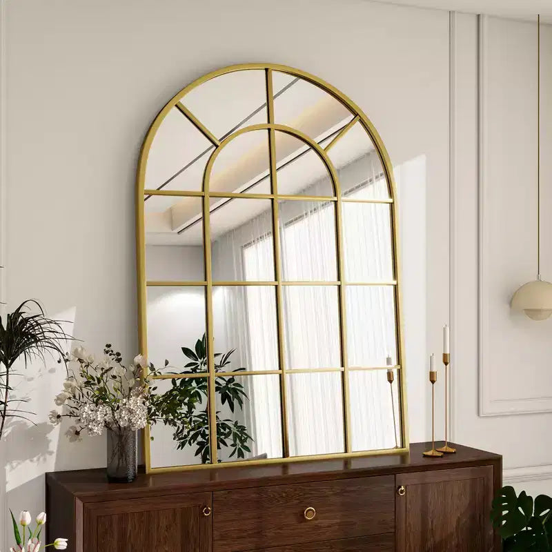 Miroir mural en arc pour salle de bain, miroir moderne pour chambre, salon