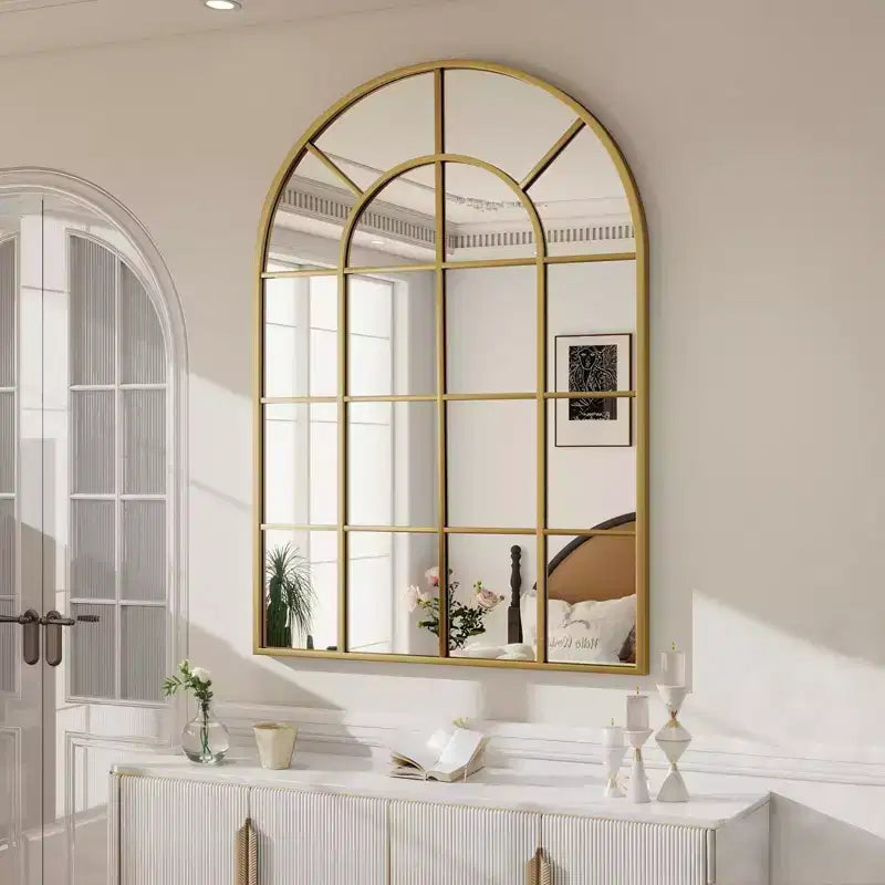 Miroir mural en arc pour salle de bain, miroir moderne pour chambre, salon