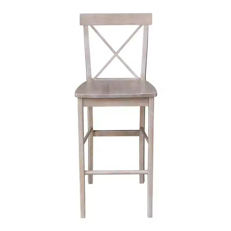Table ronde piédestal Alfred hauteur bar 36" avec 2 tabourets Naturel
