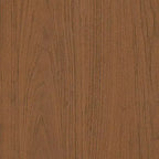 Table basse de rangement Lupine cannelée avec plateau amovible, marron foncé