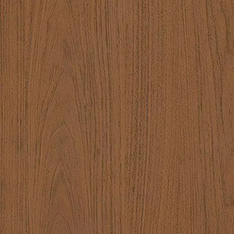 Table basse de rangement Lupine cannelée avec plateau amovible, marron foncé
