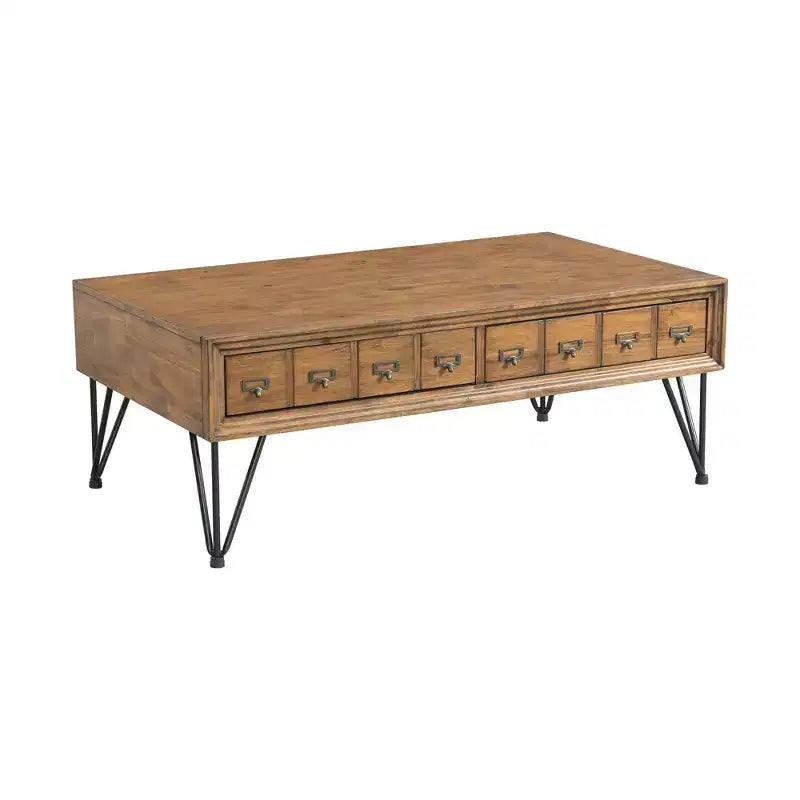 Tanner Coffee Table Light Walnut - Picket House Furnishings
