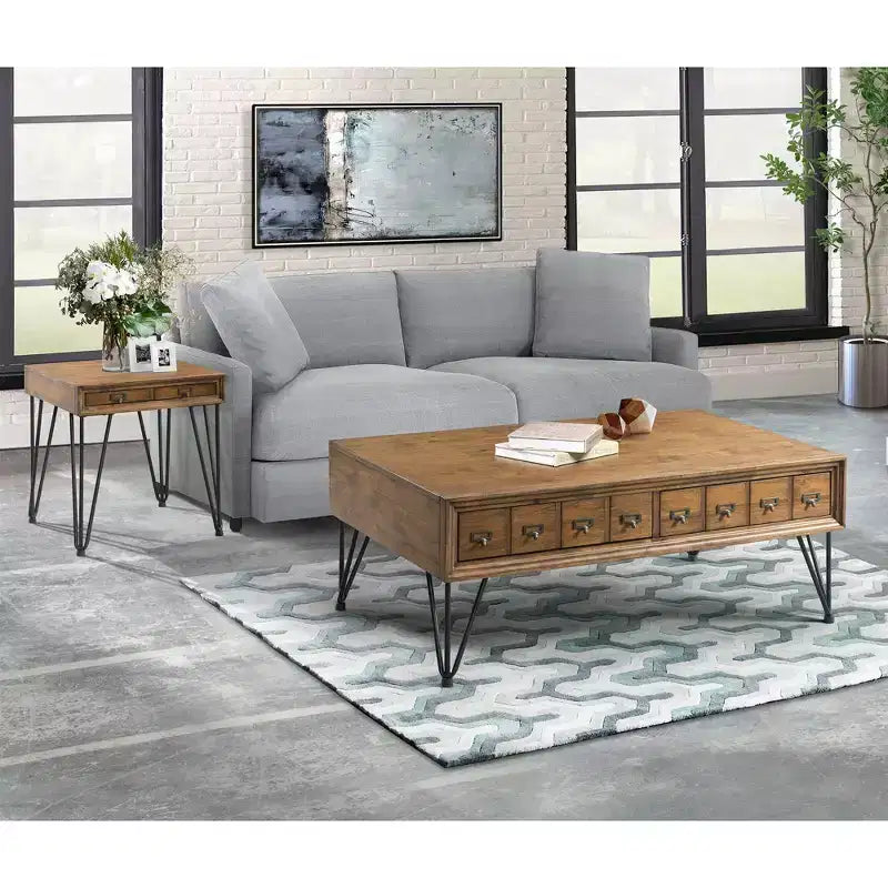 Table basse Tanner Noyer clair