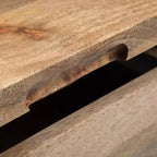 Table basse carrée à plateau relevable Moreno 32 po Naturel