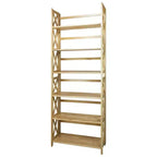 Bibliothèque pliable 3 étagères en X