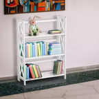 Bibliothèque pliable 3 étagères en X