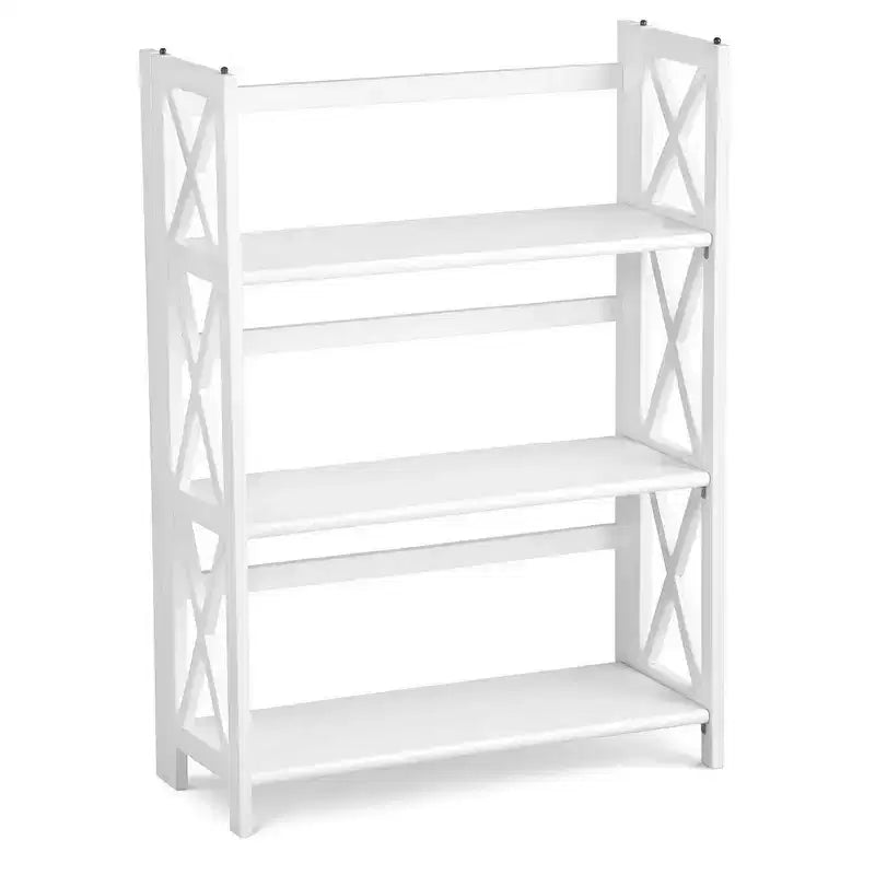 Bibliothèque pliable 3 étagères en X