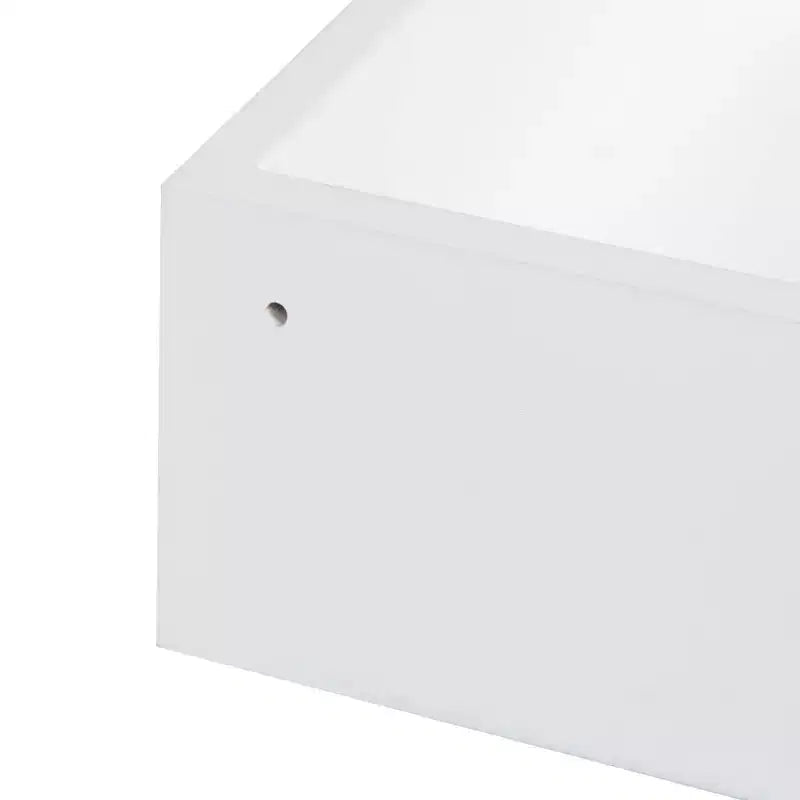 Étagère murale d'angle flottante en bois Levie, 4,5 x 2,2, paquet de 2